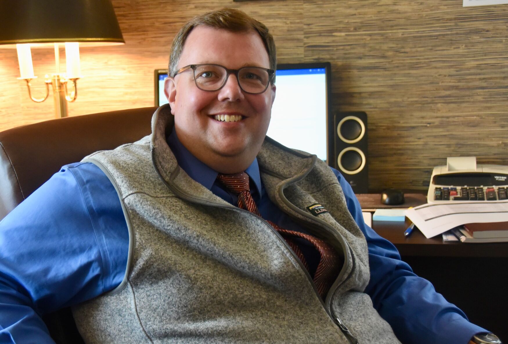 Jay Green in his office